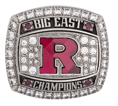 2012 Rutgers Scarlet Knights Big East Football Championship Ring (Player LOA)
